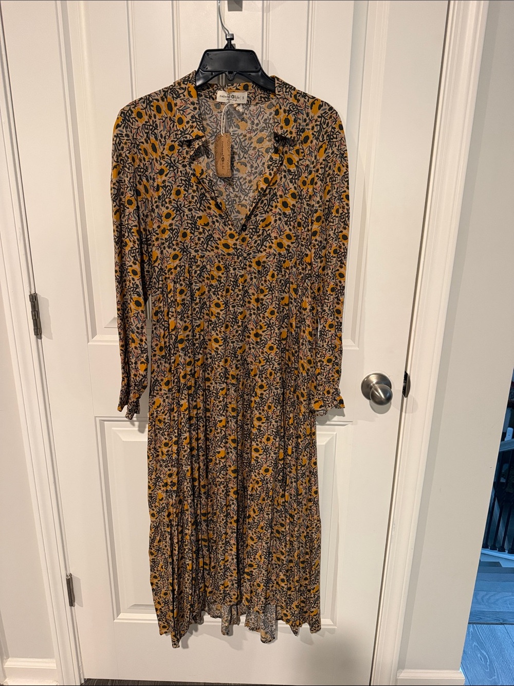 Natural Life Long Sleeve Midi Dress - NWT